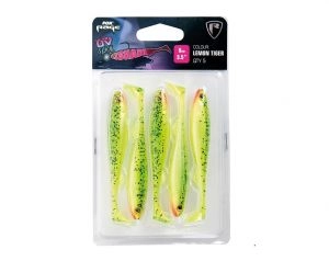 Gumená nástraha Slick Shad UV 7cm 5ks Lemon Tiger